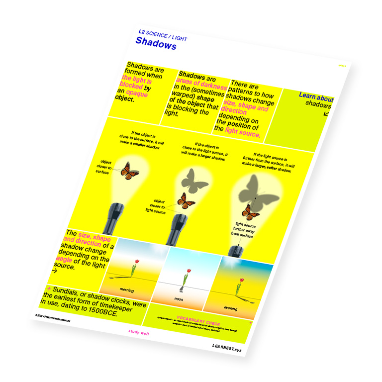 L2 Science Light – Shadows