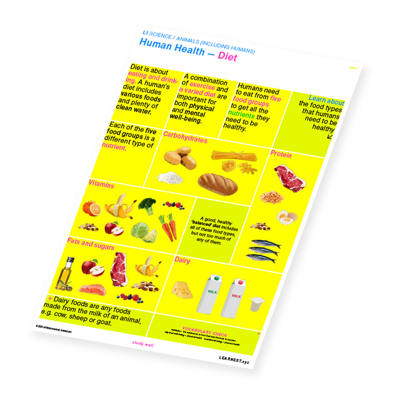 L1 Science Human Health – Diet study material by Learnest.xyz