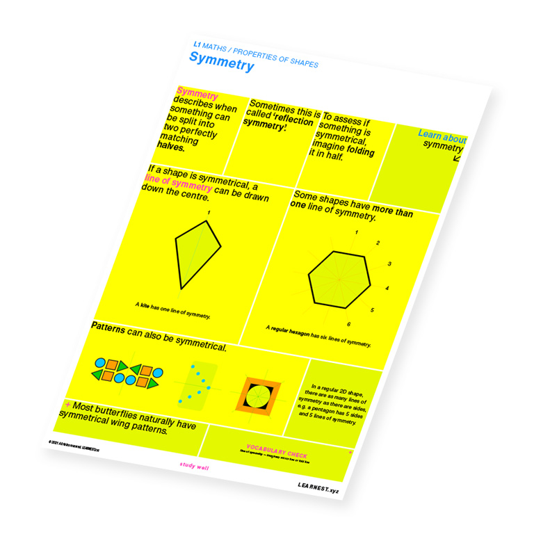 L1 Maths study material for Symmetry