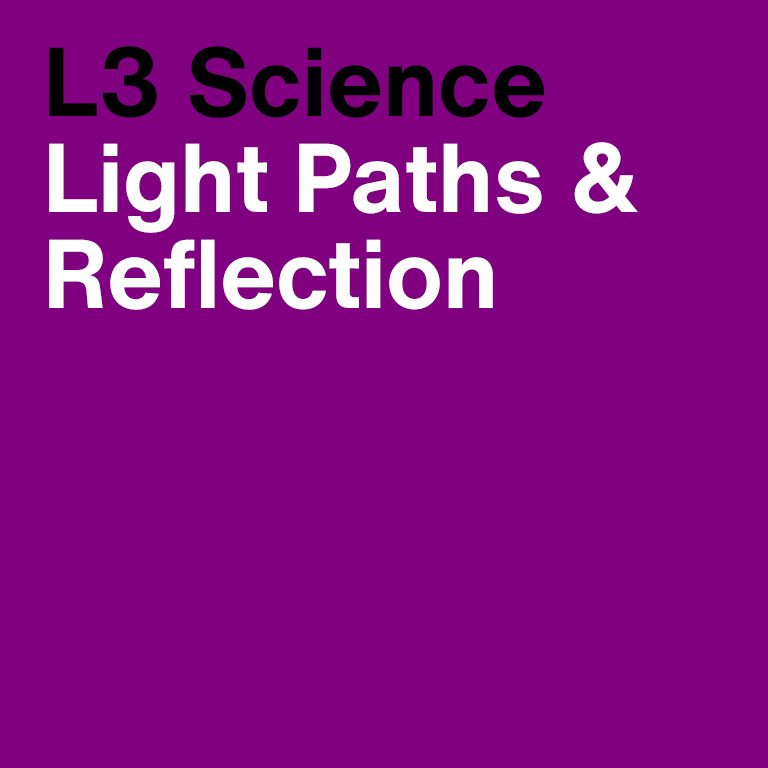 Light Paths Reflection L3 Science Learnest