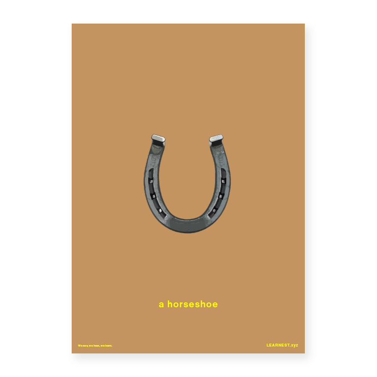 Pre-School Names of Objects – A horseshoe