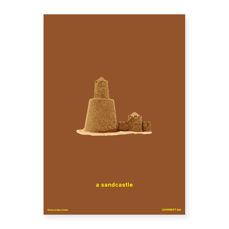 Pre-School Names of Objects – A sandcastle