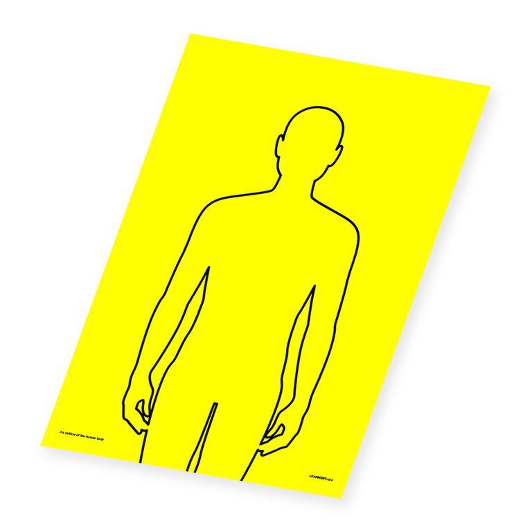 Wall Art – An Outline of The Human Body