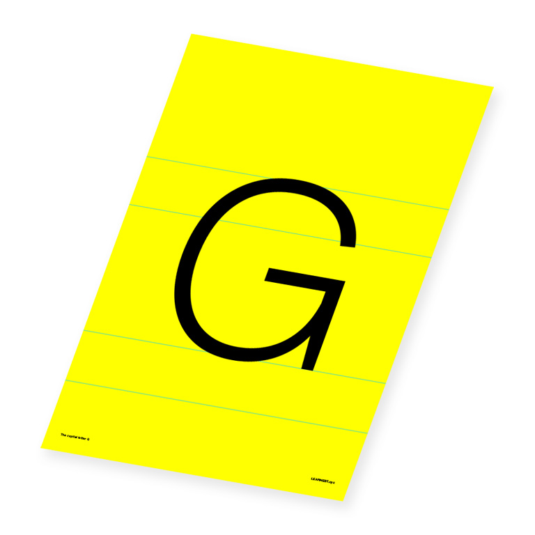 Wall Art – The Capital Letter 'G'