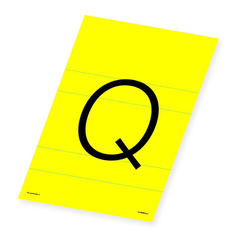 Wall Art – The Capital Letter 'Q'