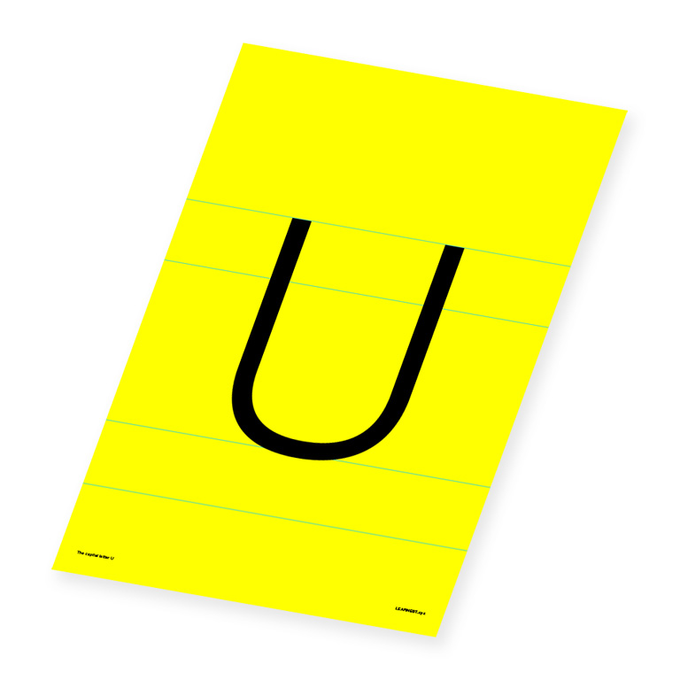 Wall Art – The Capital Letter 'U'