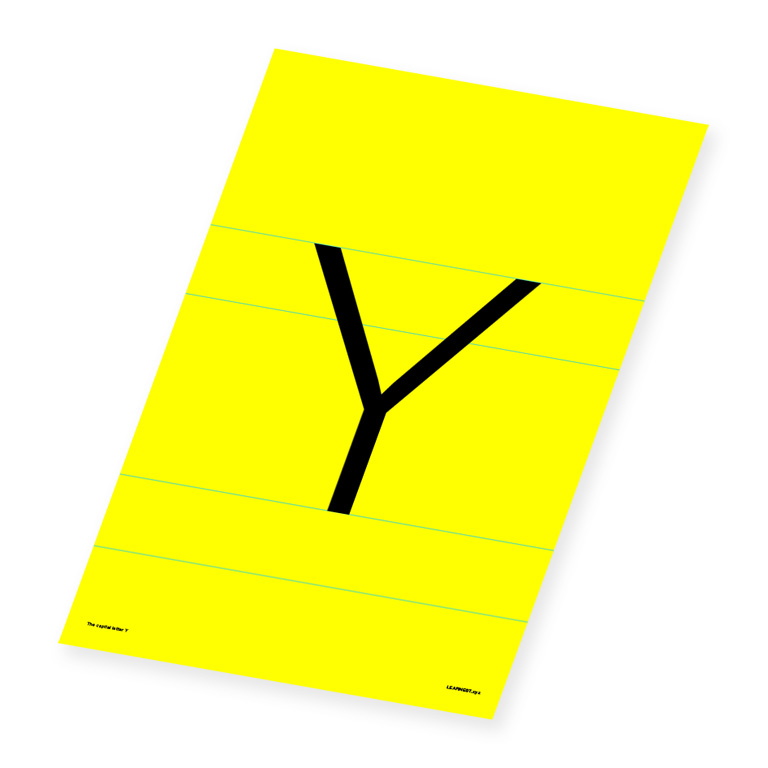 Wall Art – The Capital Letter 'Y'