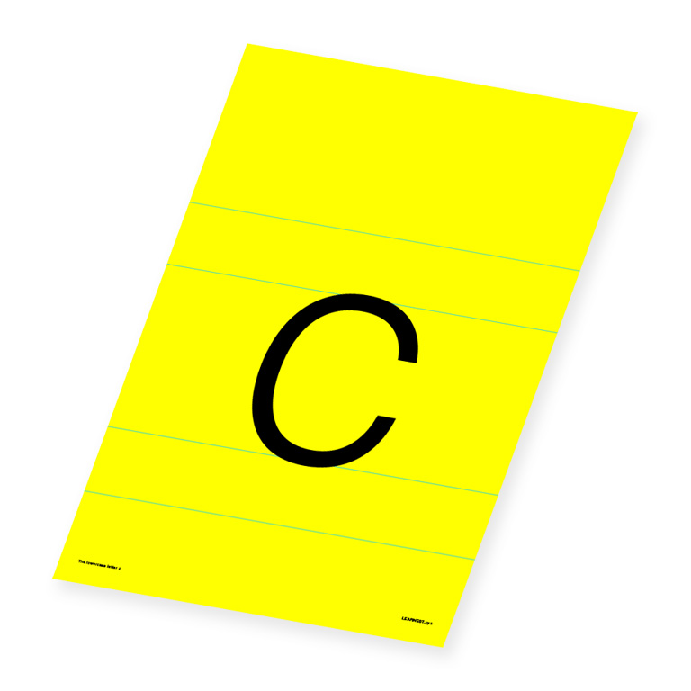 Wall Art – The Lowercase Letter 'c'