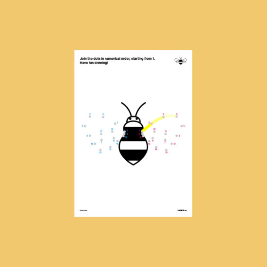 Pre-School Dot-to-Dot Bee