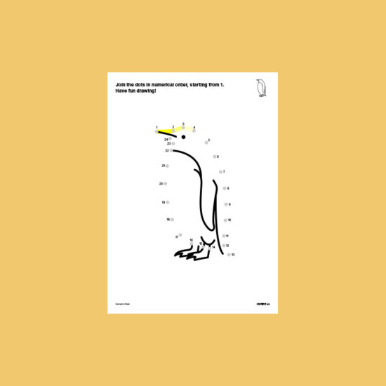 Pre-School Dot-to-Dot Penguin