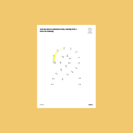 Pre-School Dot-to-Dot Number 2