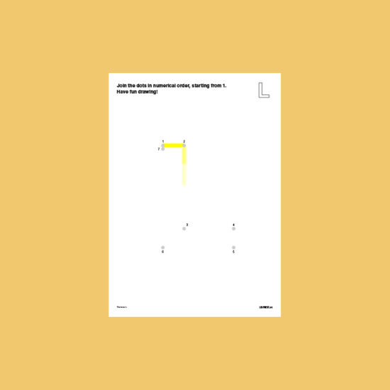 Pre-School Dot-to-Dot Letter L