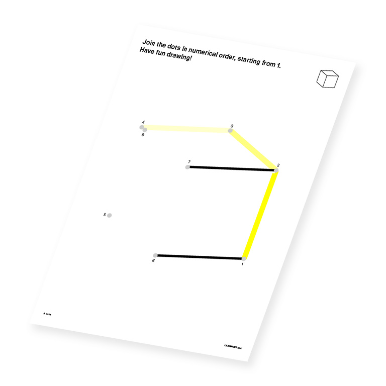 Pre-School Dot-to-Dot Cube