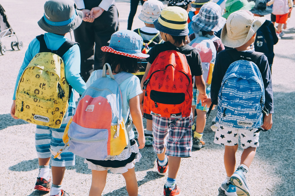 Group of Children on a School Trip