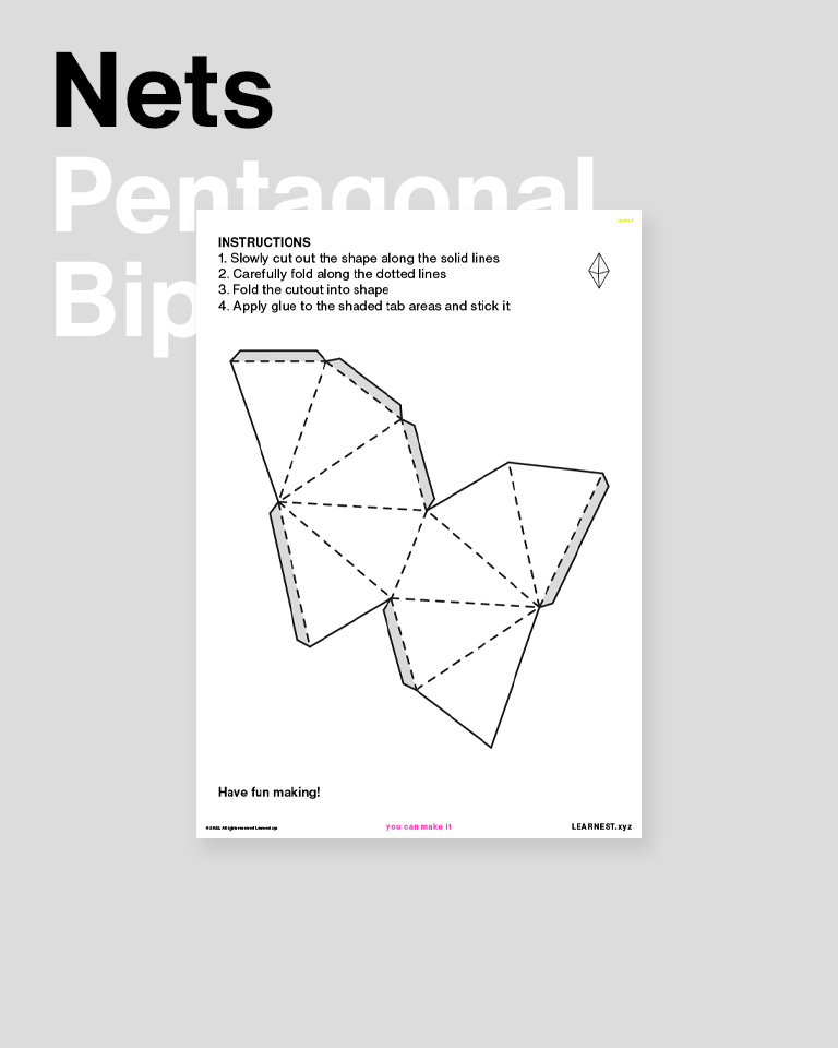 Pentagonal Pyramid (Nets) | Learnest