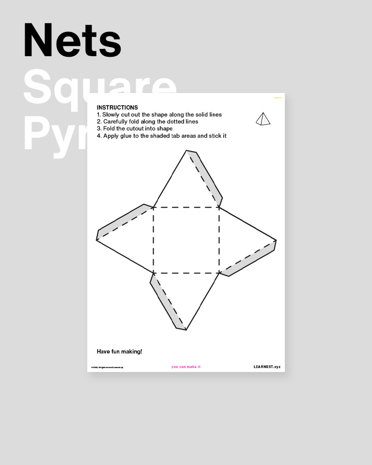 Pentagonal Pyramid (Nets) | Learnest